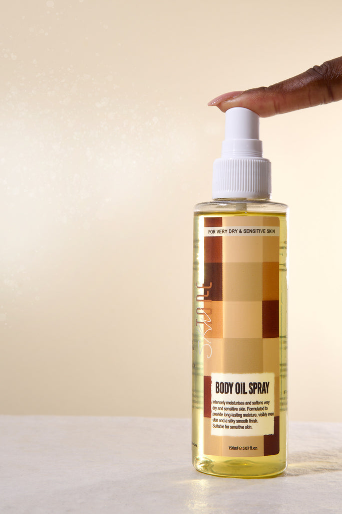 Body oil spray
